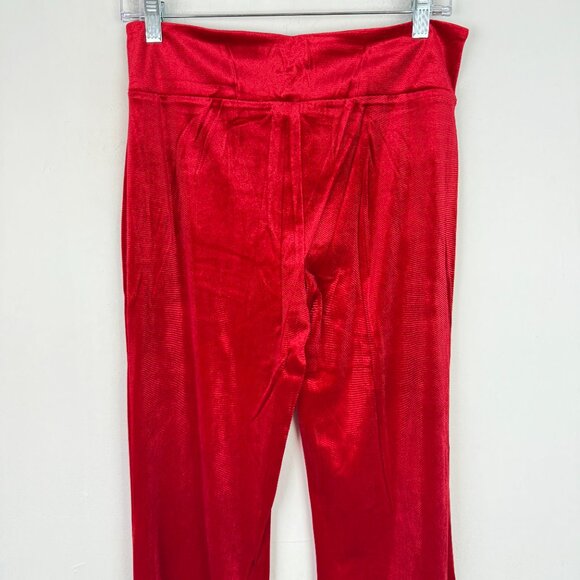 NWT Modcloth Loving The Luxe Life Wide-Leg Pants Hollyberry Red Size Large L NEW - Picture 8 of 10